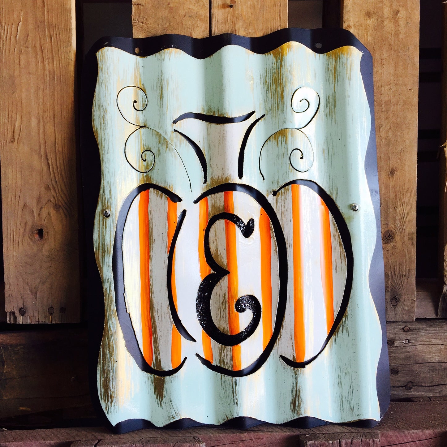 Fabulous Initial Pumpkin