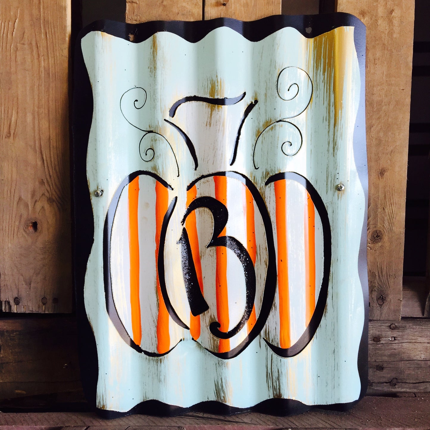 Fabulous Initial Pumpkin