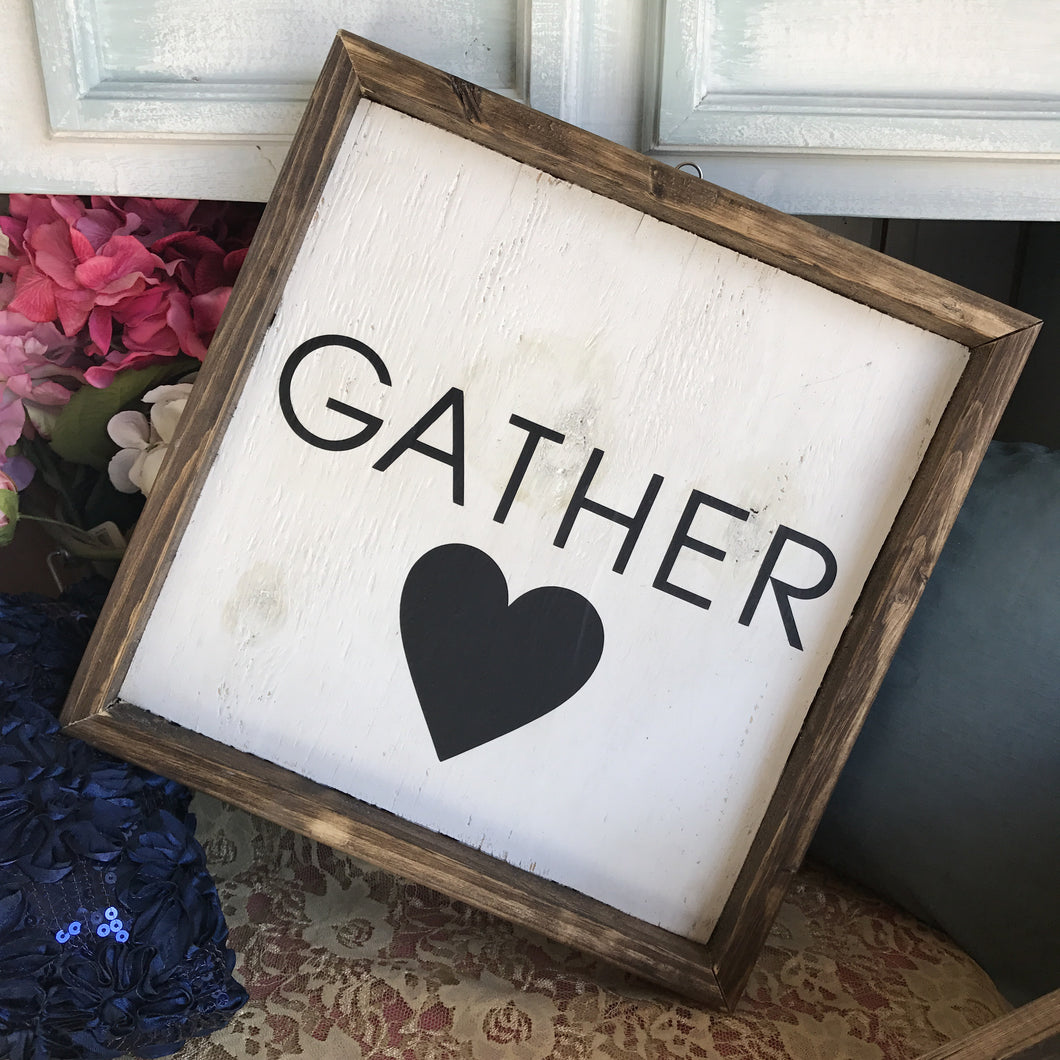 Gather - Framed Box
