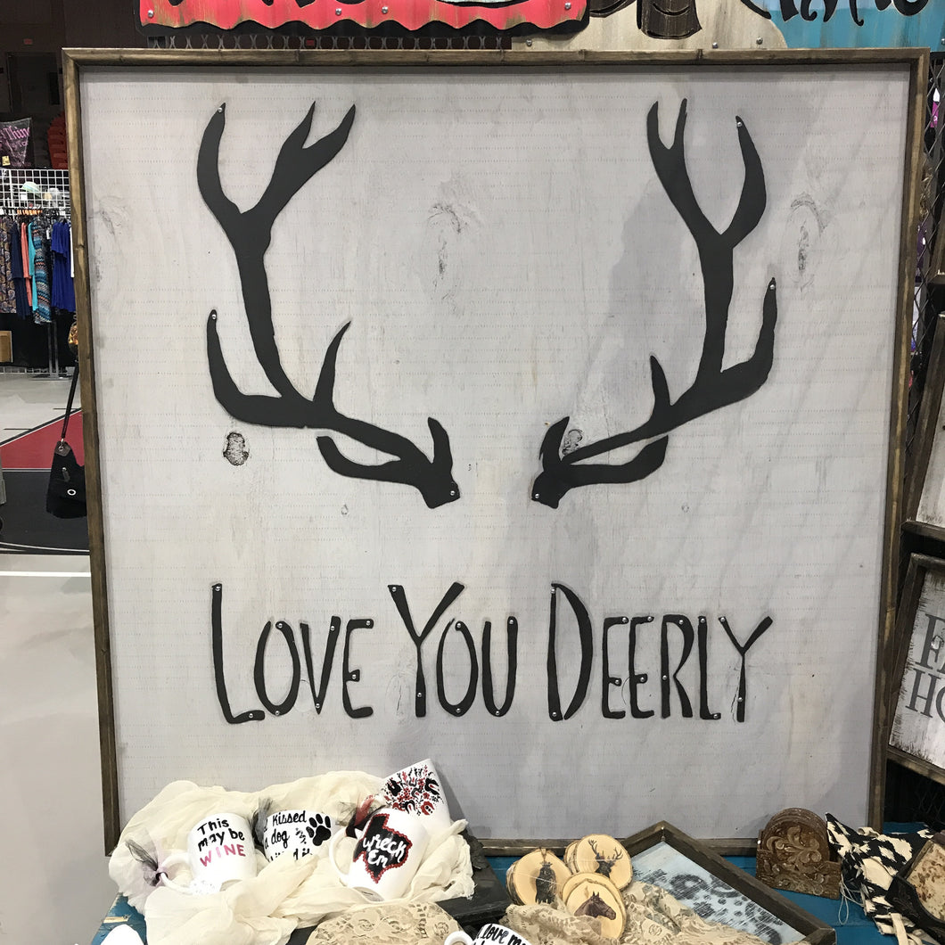 Love You Deerly - Framed Box
