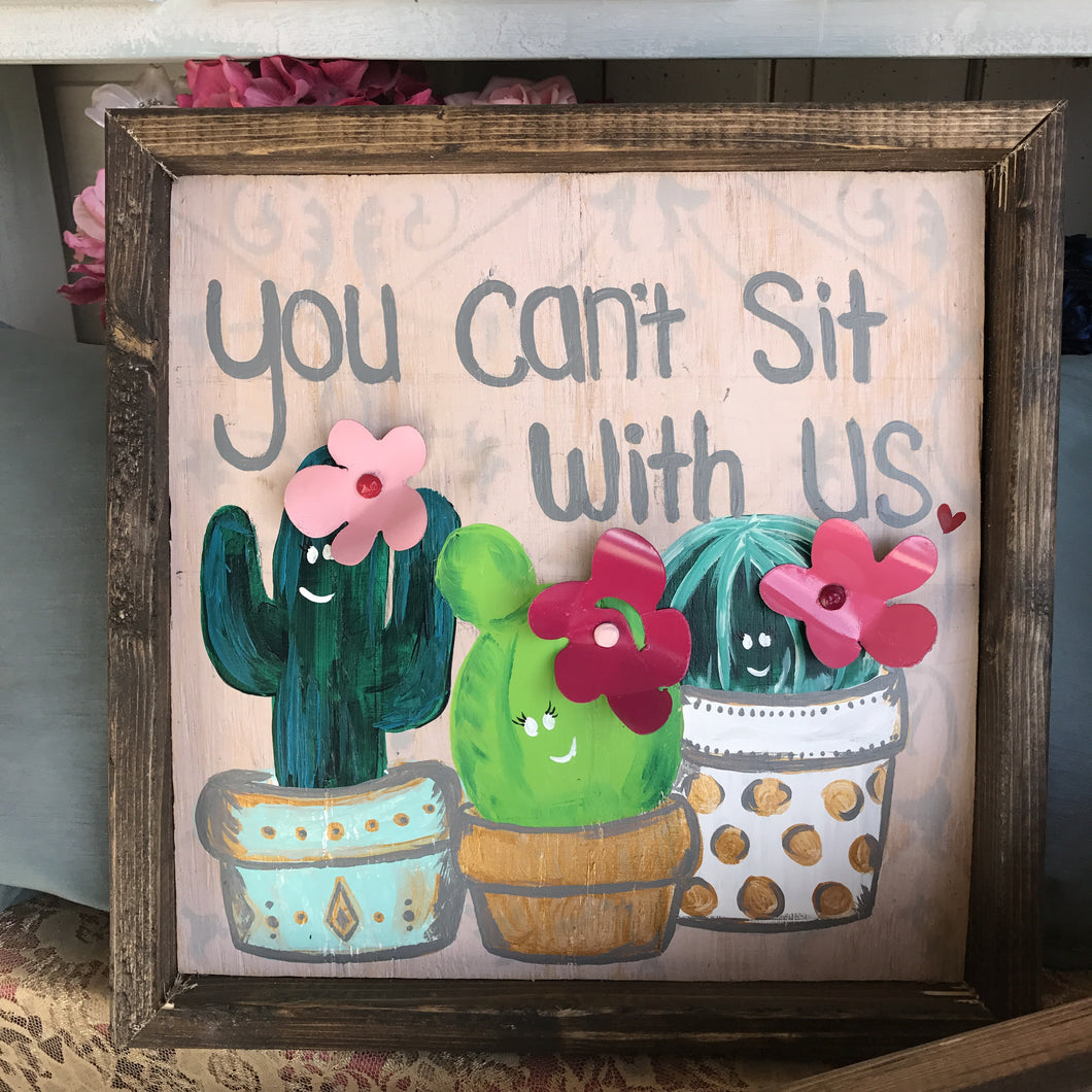 Snobby Cactus - Framed Box
